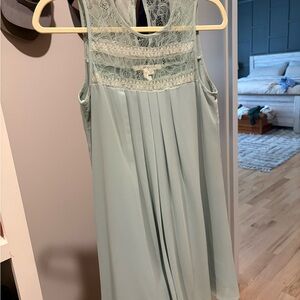 BCBGeneration Lace Blue Dress